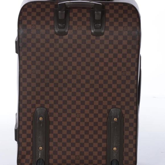 Louis Vuitton Pégase 65 Wheeled Suitcase in Damier Ebene Canvas and Leather - Picture 4 of 16